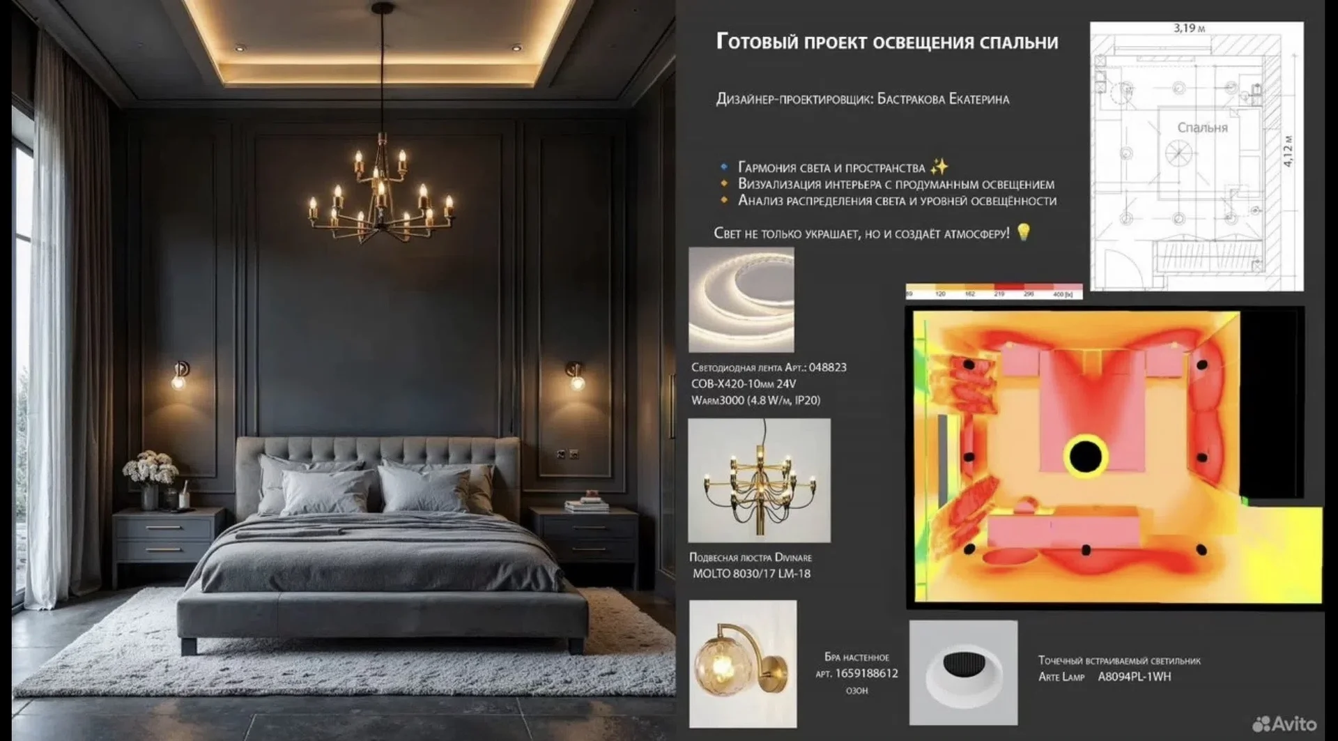 Светотехнический расчет. Проект освещения - изображение 1