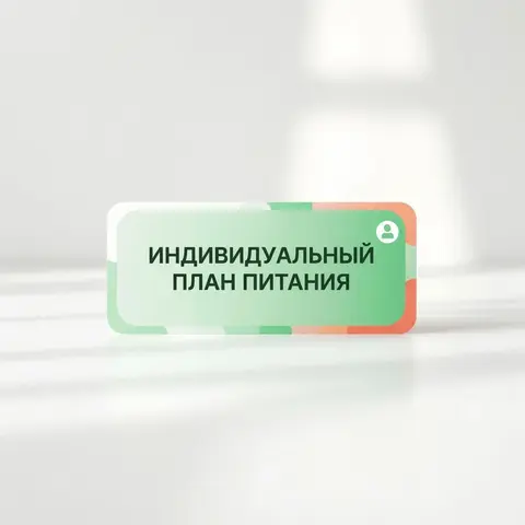 Индивидуальный план питания.