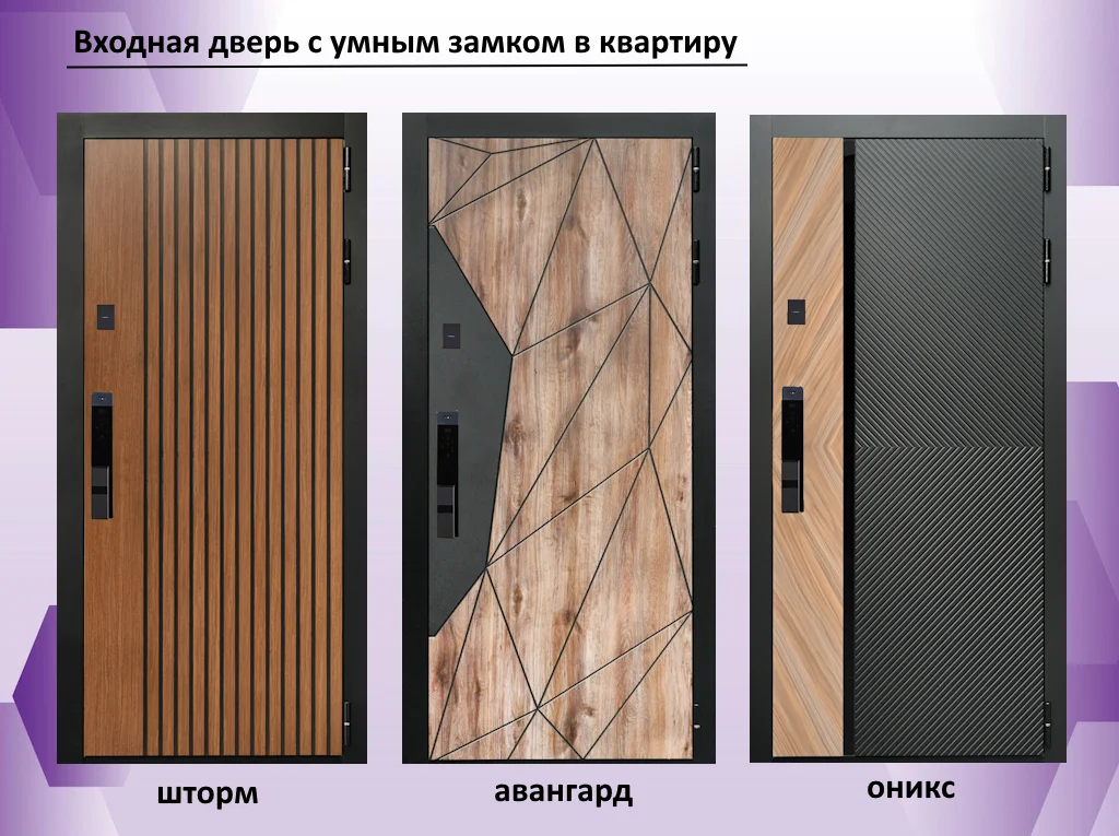 Входная дверь с умным замком - миниатюра 2