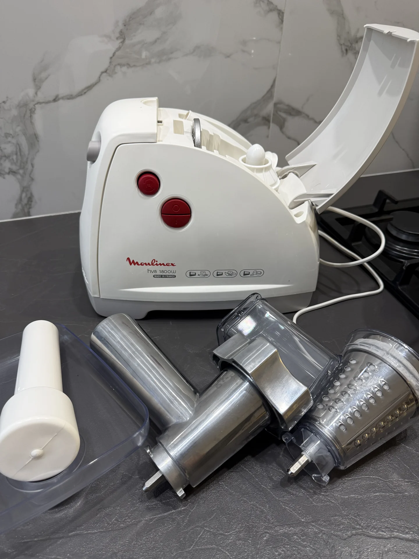мясорубка и овощерезка мощная moulinex HV8 - миниатюра 2