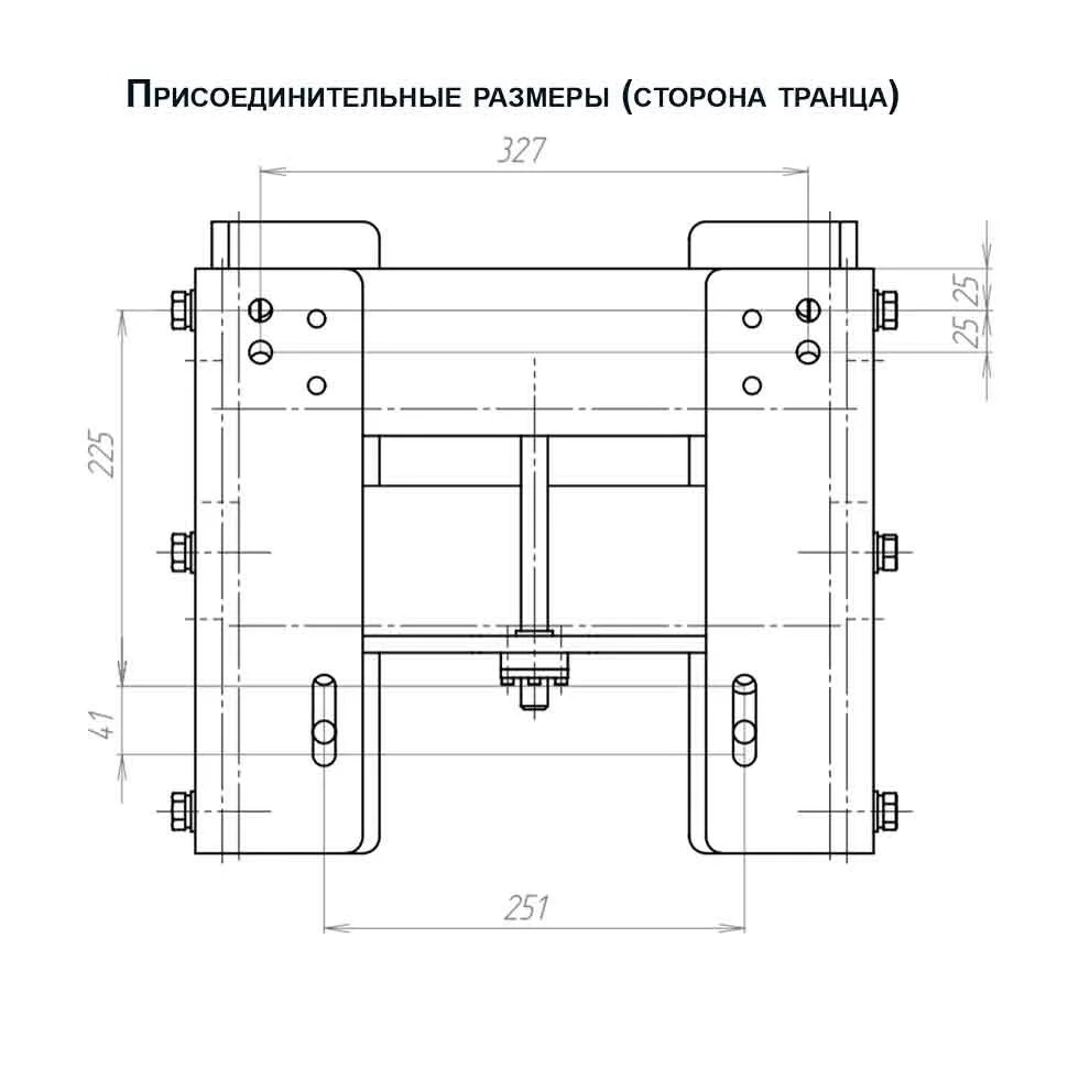 Вертикальный механический подъемник подвесного лодочного мотора - миниатюра 6