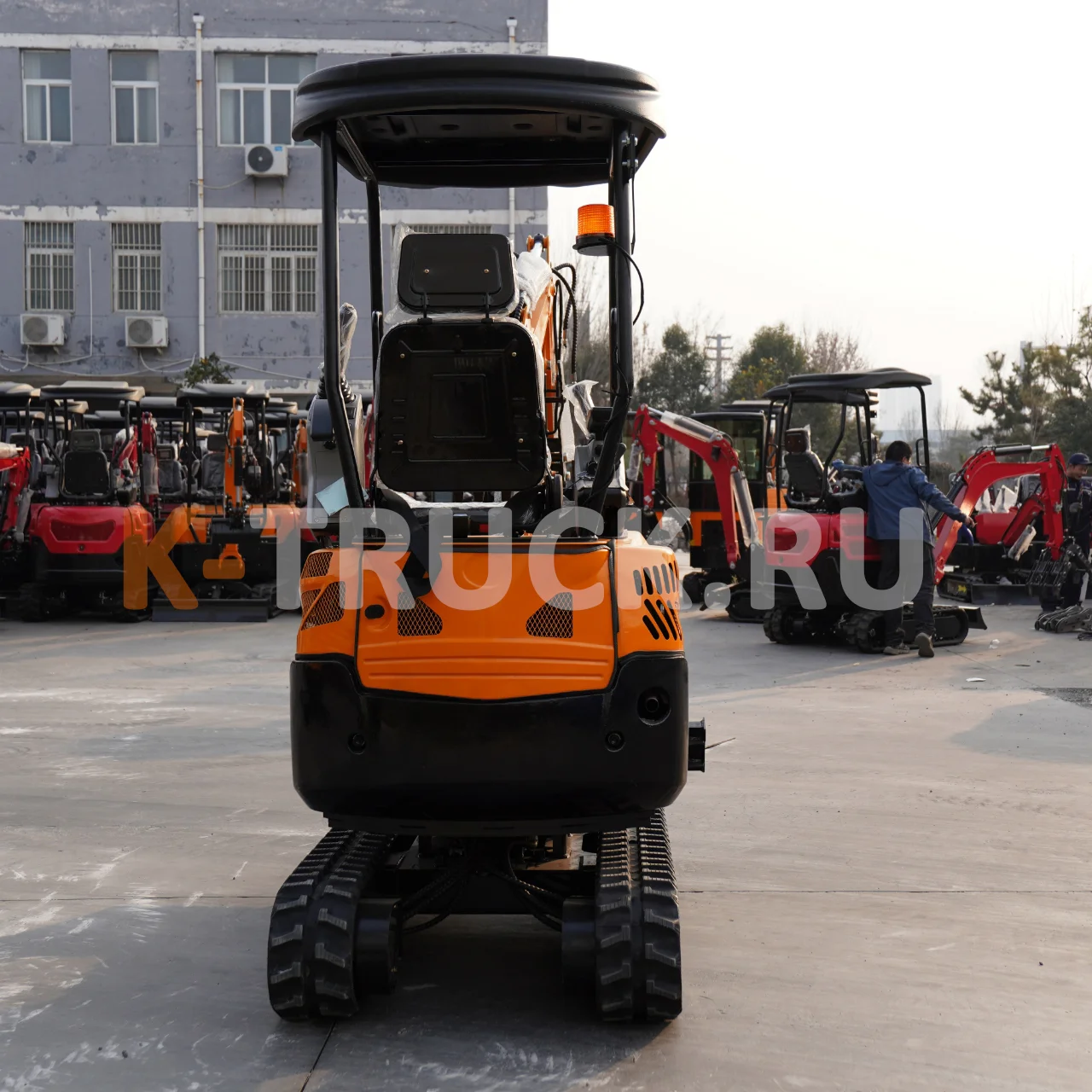 Мини - экскаватор RUMM 13 - Kubota D722, Без кабины - миниатюра 6