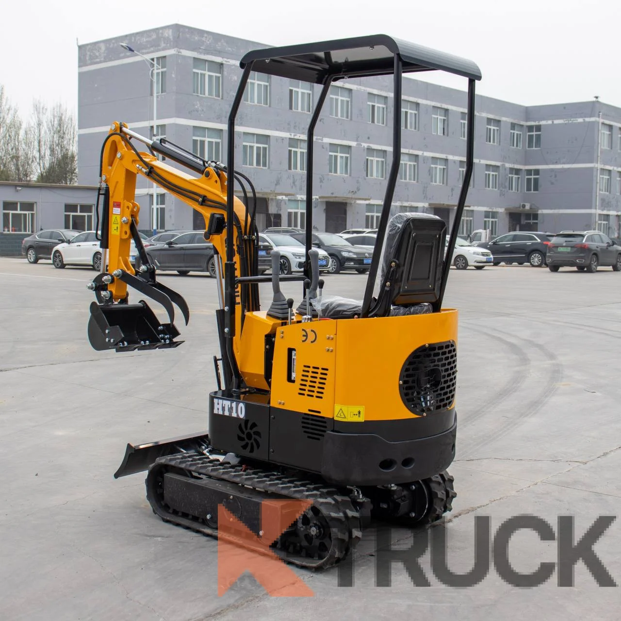 Мини - экскаватор HighTop HT10 - Kubota D722, Без кабины - миниатюра 4