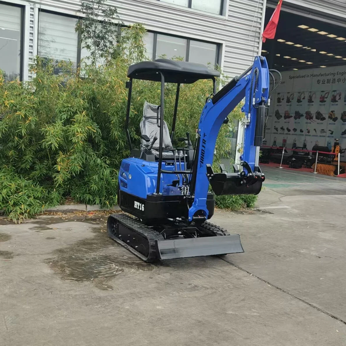 Мини - экскаватор HighTop HT16 PRO - Koop 192F, Без кабины - миниатюра 5