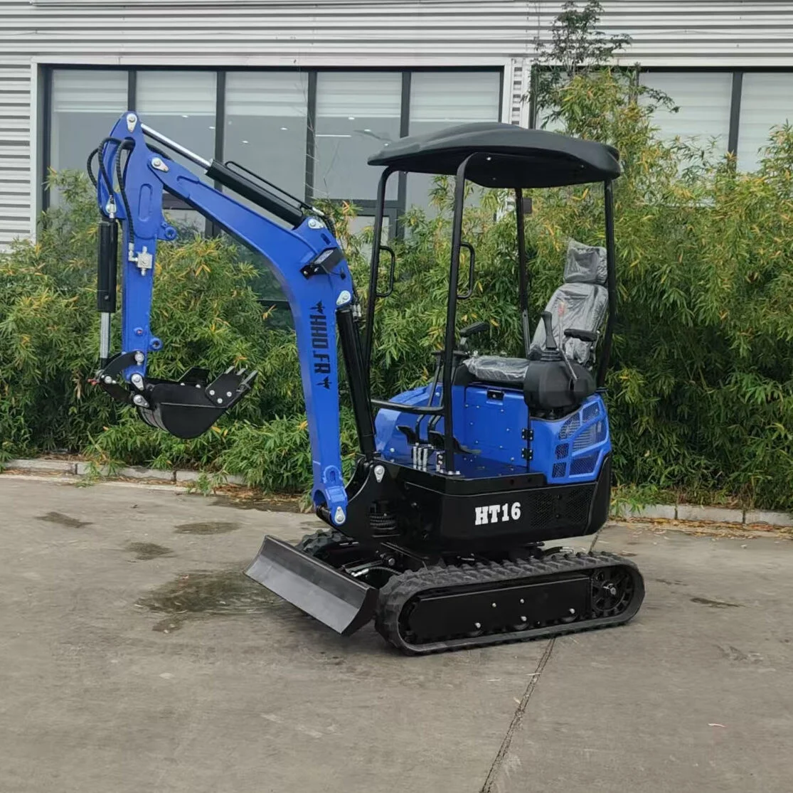 Мини - экскаватор HighTop HT16 PRO - Kubota D722, С кабиной - миниатюра 6