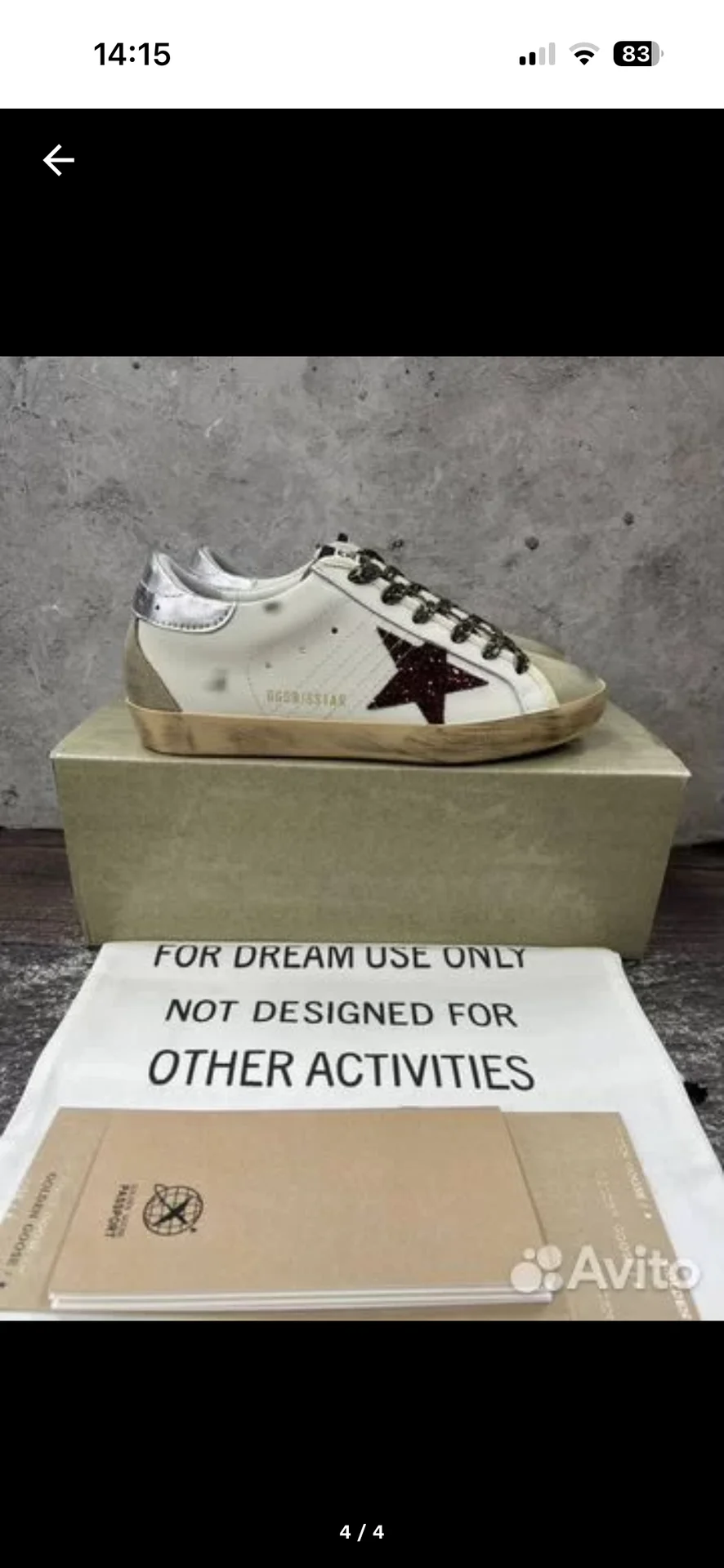 Кеды Golden Goose Superstar женские - миниатюра 4