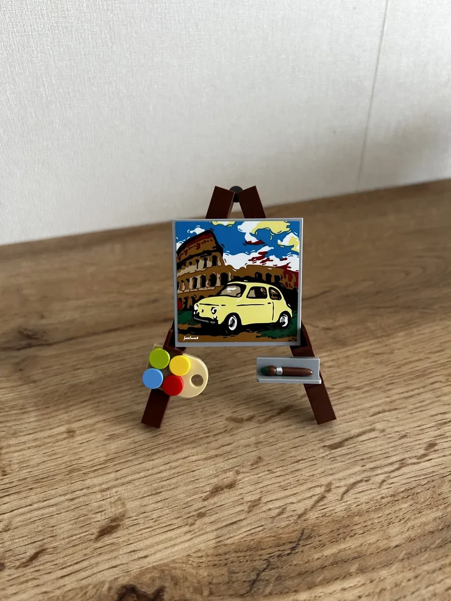 LEGO 10271 Fiat 500 Оригинал (Весь комплект + инструкция) - миниатюра 6