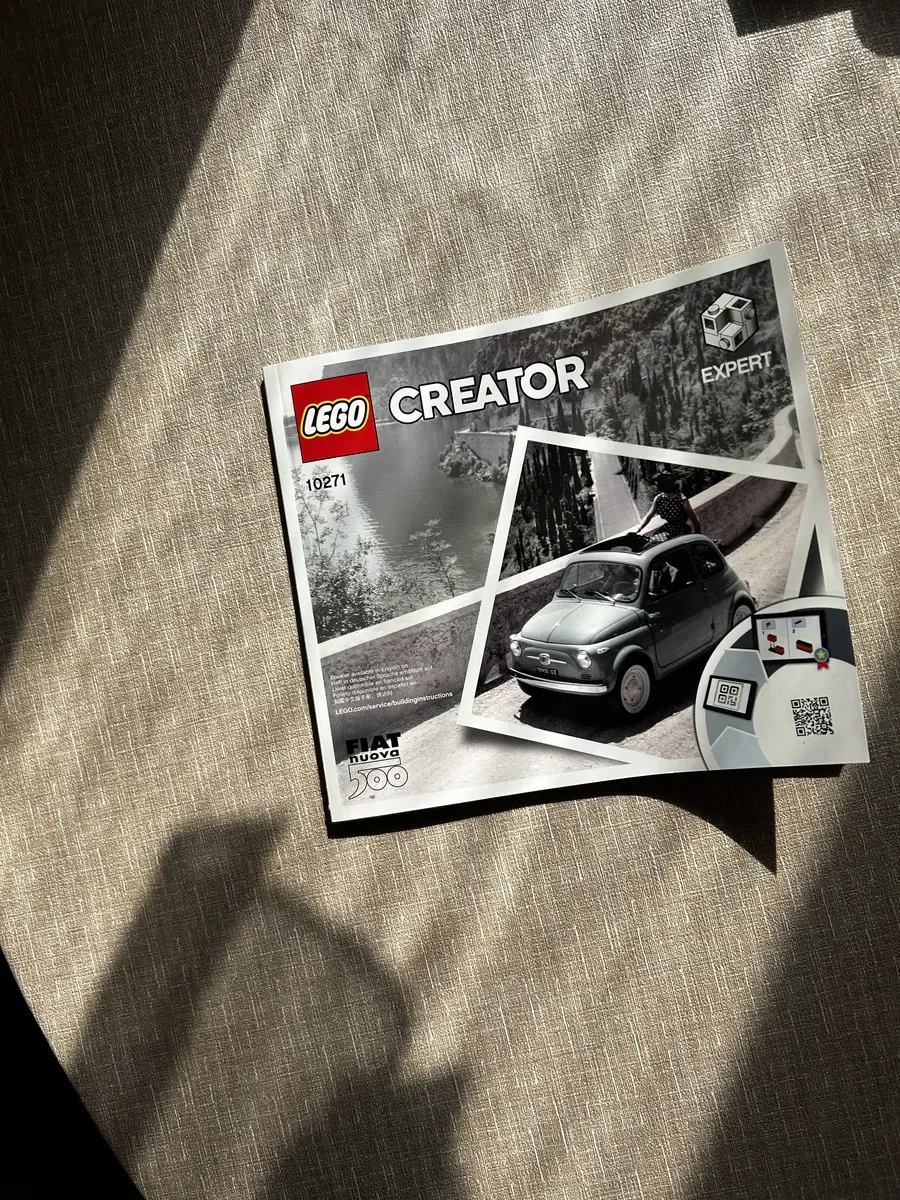 LEGO 10271 Fiat 500 Оригинал (Весь комплект + инструкция) - миниатюра 8