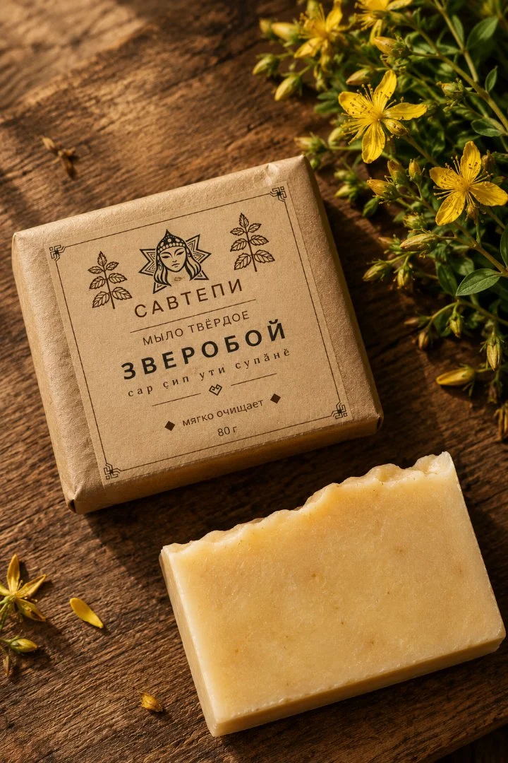 Мыло со зверобоем - изображение 1