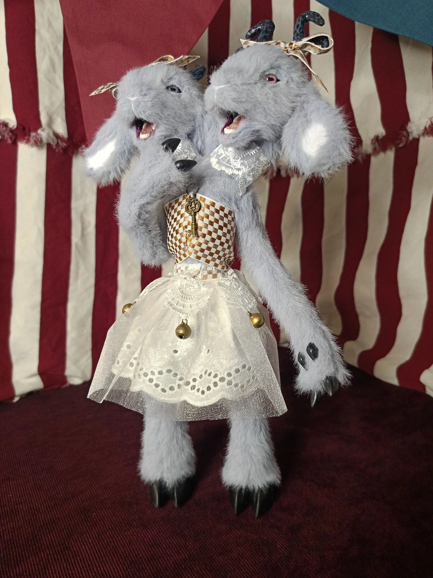 Интерьерная игрушка ручной работы Козочка🐐 - миниатюра 3