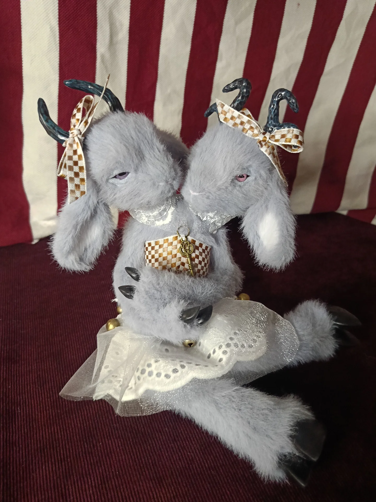Интерьерная игрушка ручной работы Козочка🐐 - миниатюра 4