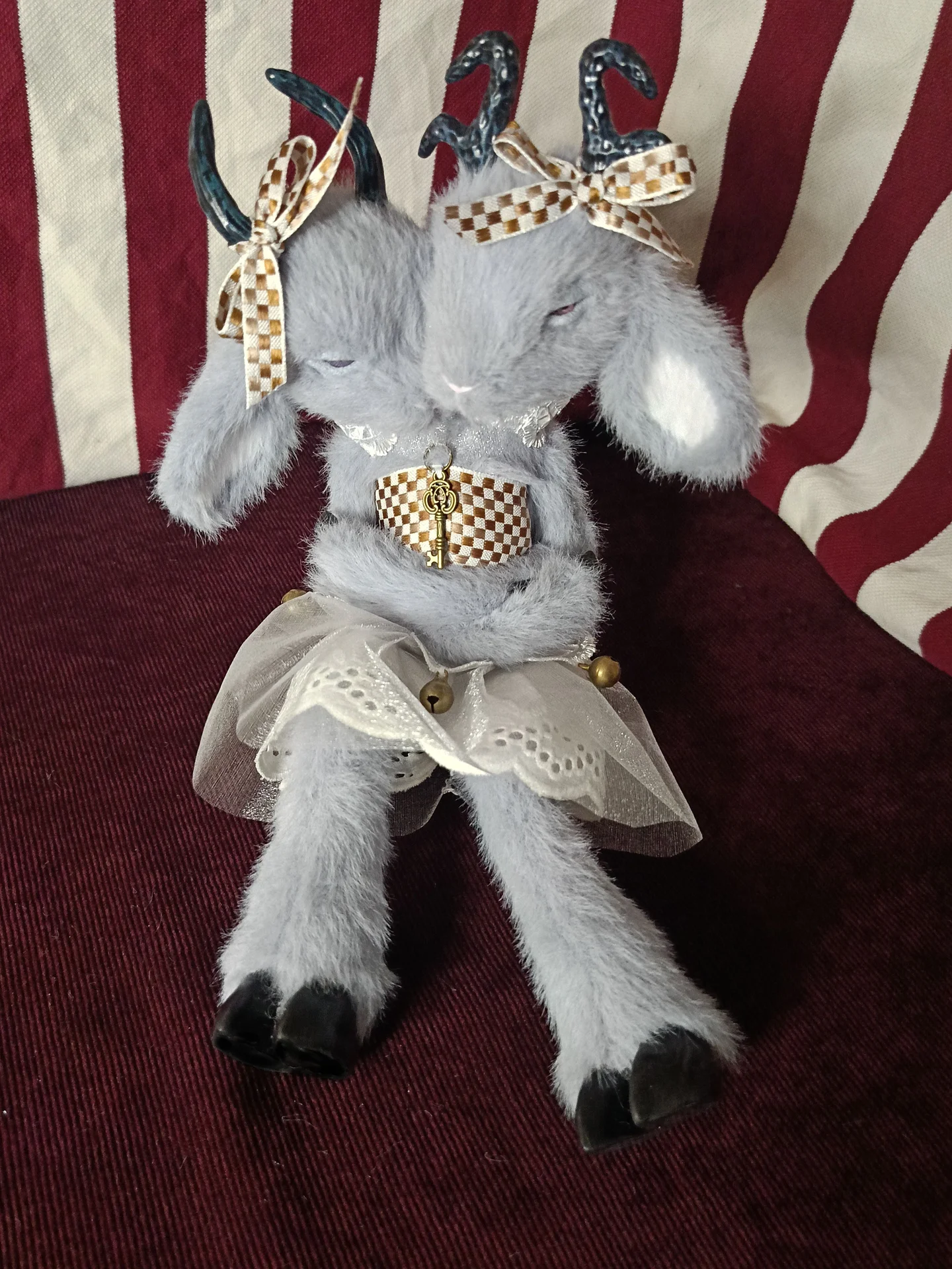 Интерьерная игрушка ручной работы Козочка🐐 - миниатюра 7