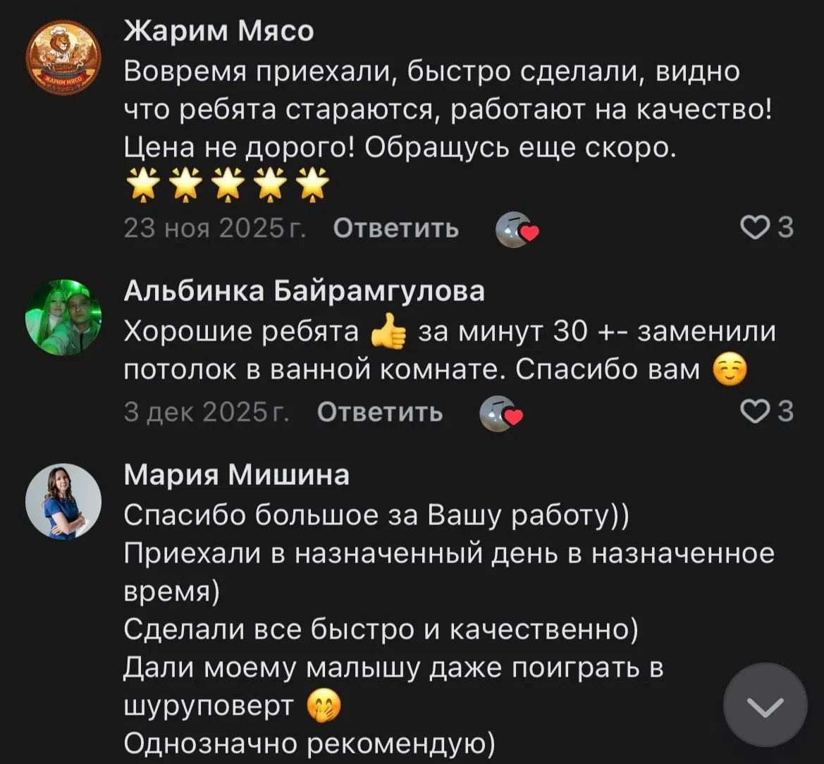 Натяжные потолки /рулонные шторы /москитные сетки - миниатюра 8
