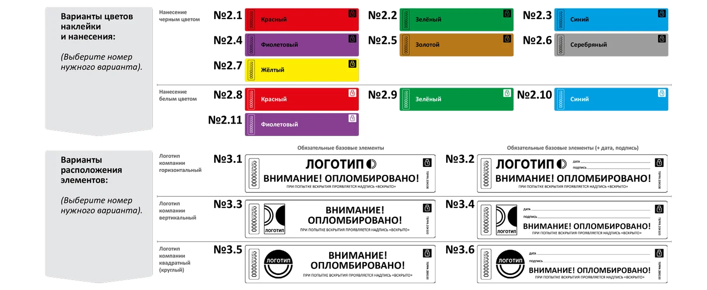 Пломбы-наклейки, пломбировочные наклейки - миниатюра 7