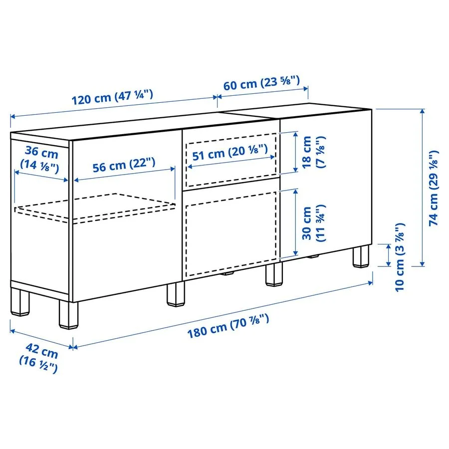 Консоль Ikea Besta - миниатюра 2