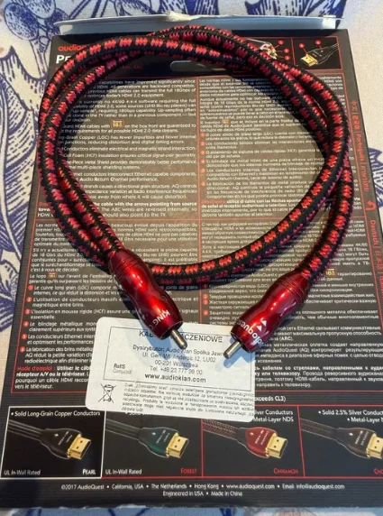 Кабель межблочный AQ HiFi Audioquest King Cobra RCA 0,75 м