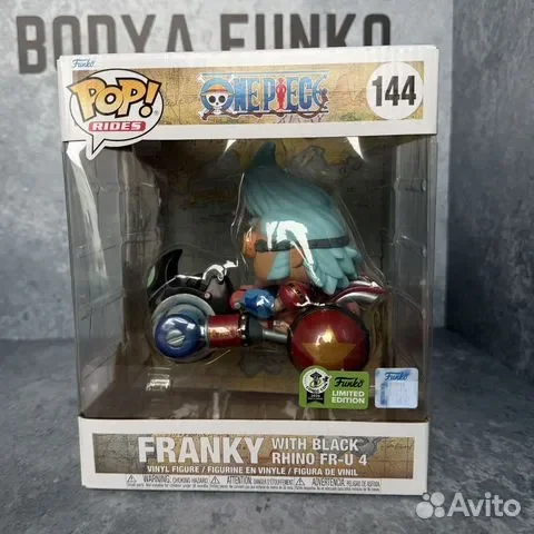 Funko: Franky with Black Rhino 144 One Piece - изображение 1