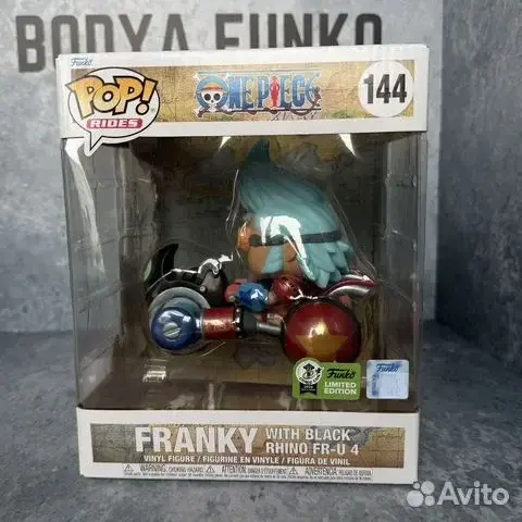 Funko: Franky with Black Rhino 144 One Piece