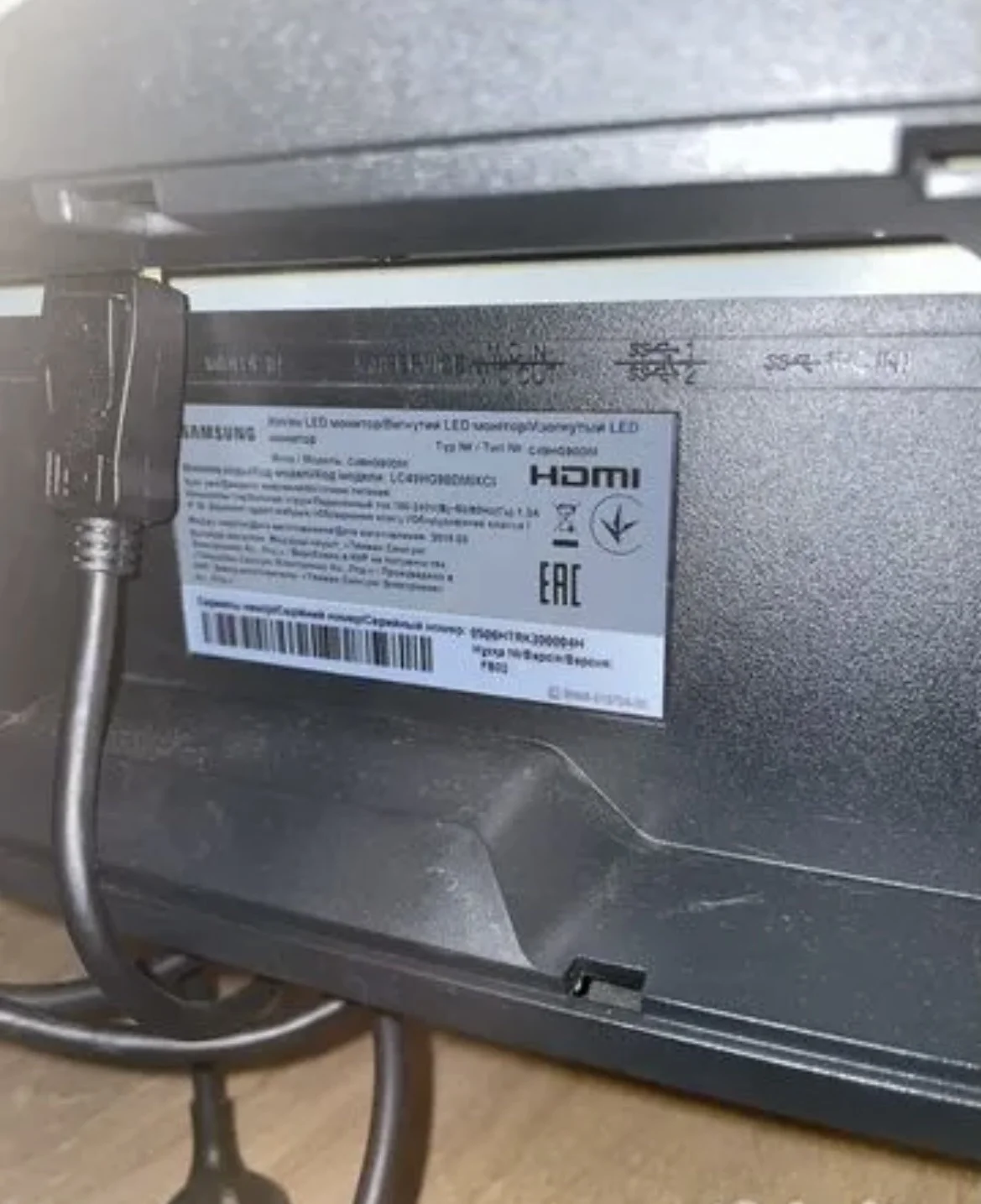 Samsung Монитор 49 дюймов изогнутый - миниатюра 3