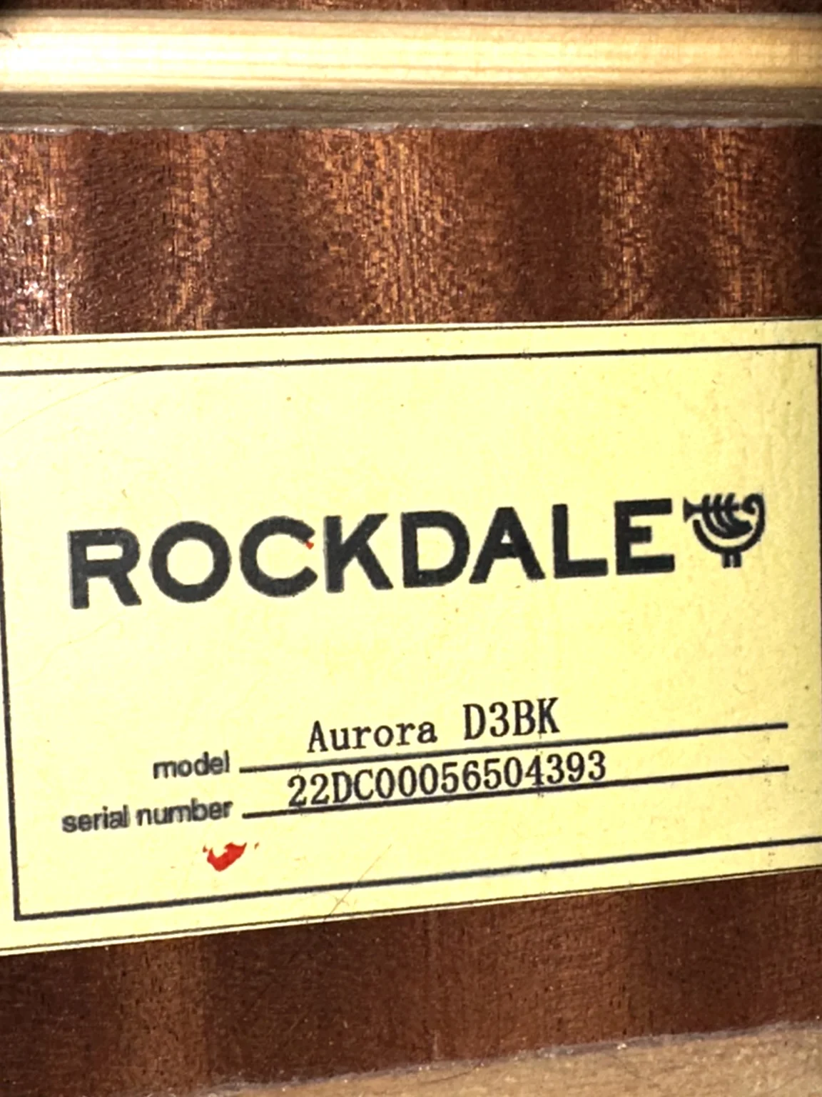 Акустическая гитара Rockdale Aurora D3BK - миниатюра 7