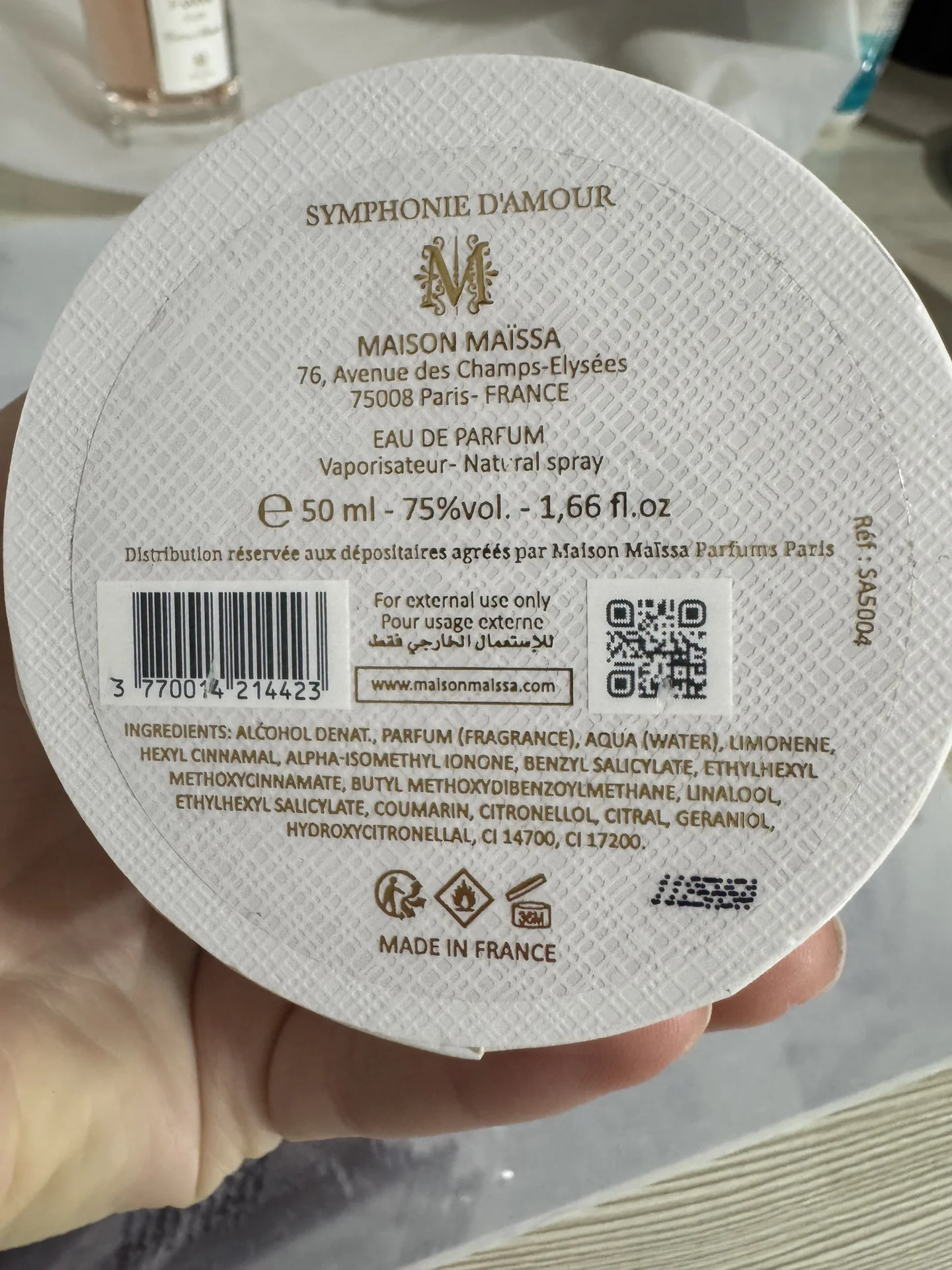 Maison Maissa Edition Blanche Symphonie D'Amour El - миниатюра 3