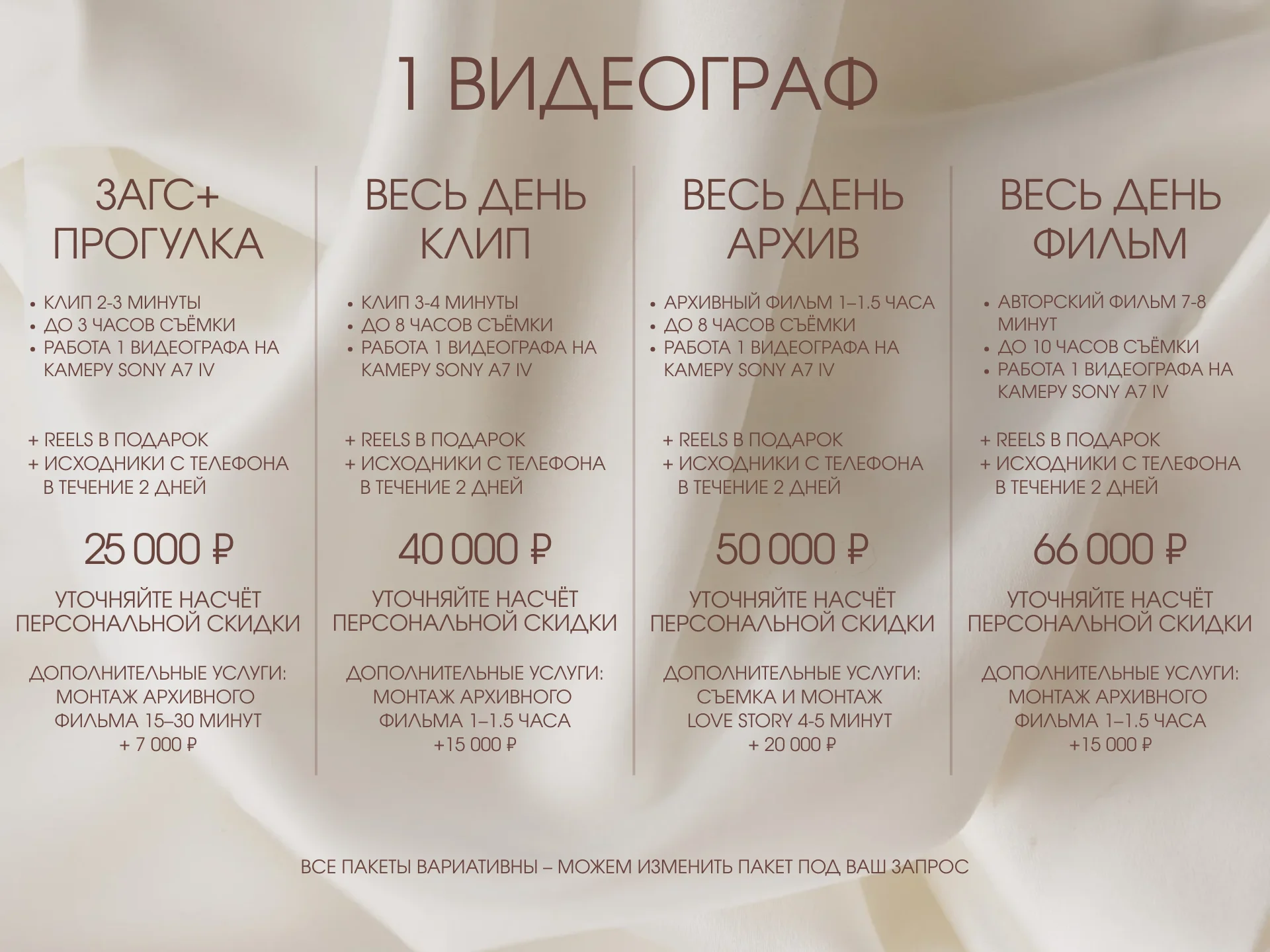 Видеограф / Видеооператор на свадьбу СПБ - миниатюра 3