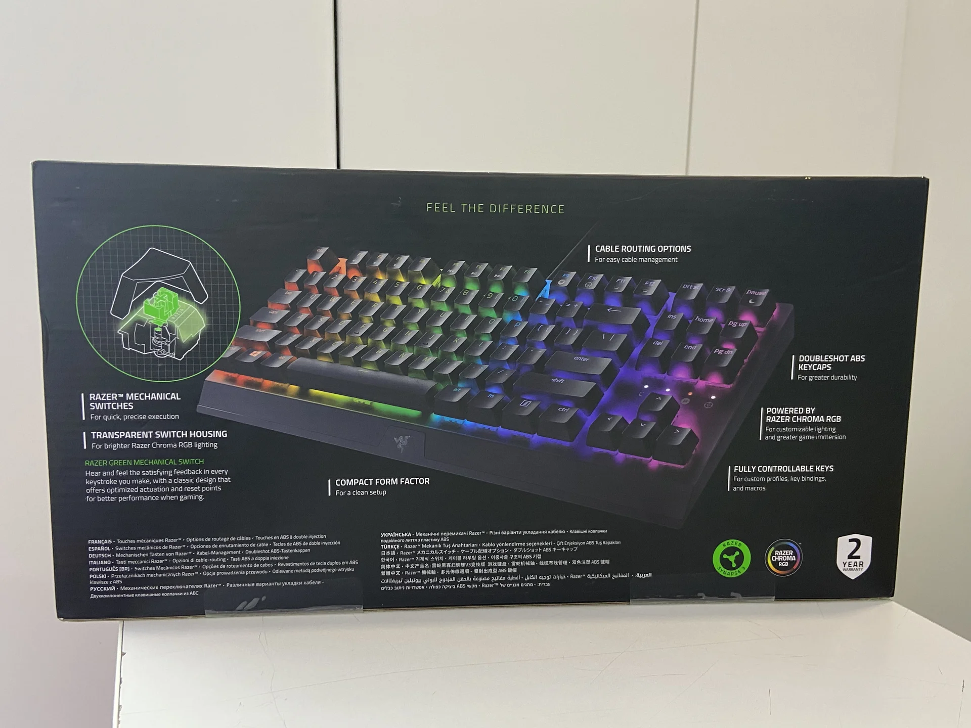 Razer BlackWidow V3 Tenkeyless клавиатура - изображение 1