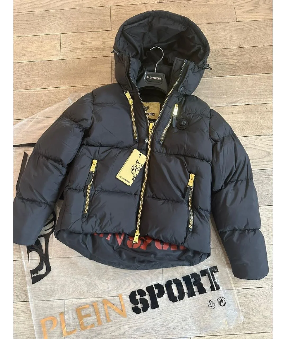 Пуховик куртка Philipp Plein Sport новый с бирками - миниатюра 3