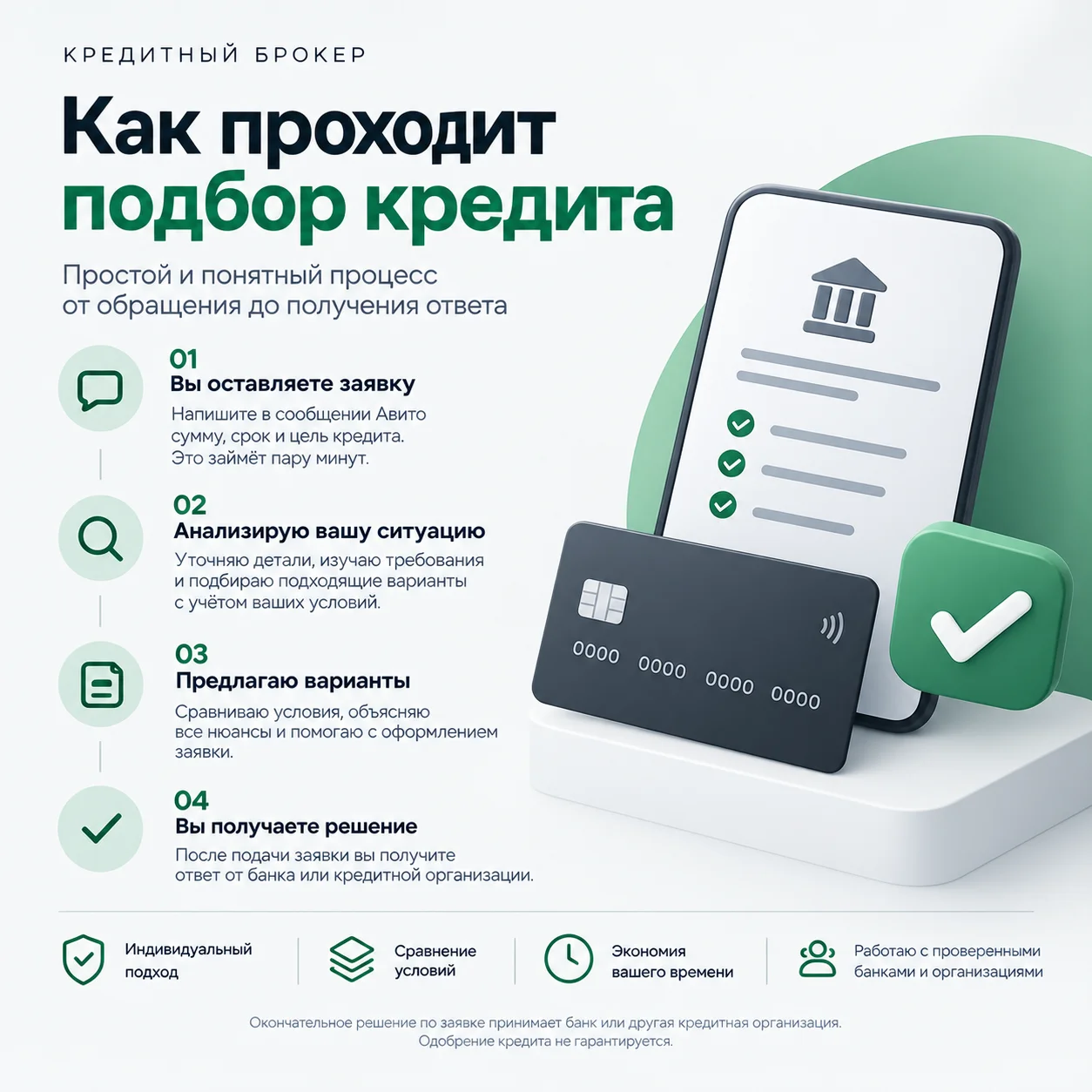 Помощь в подборе кредита - индивидуально - миниатюра 3