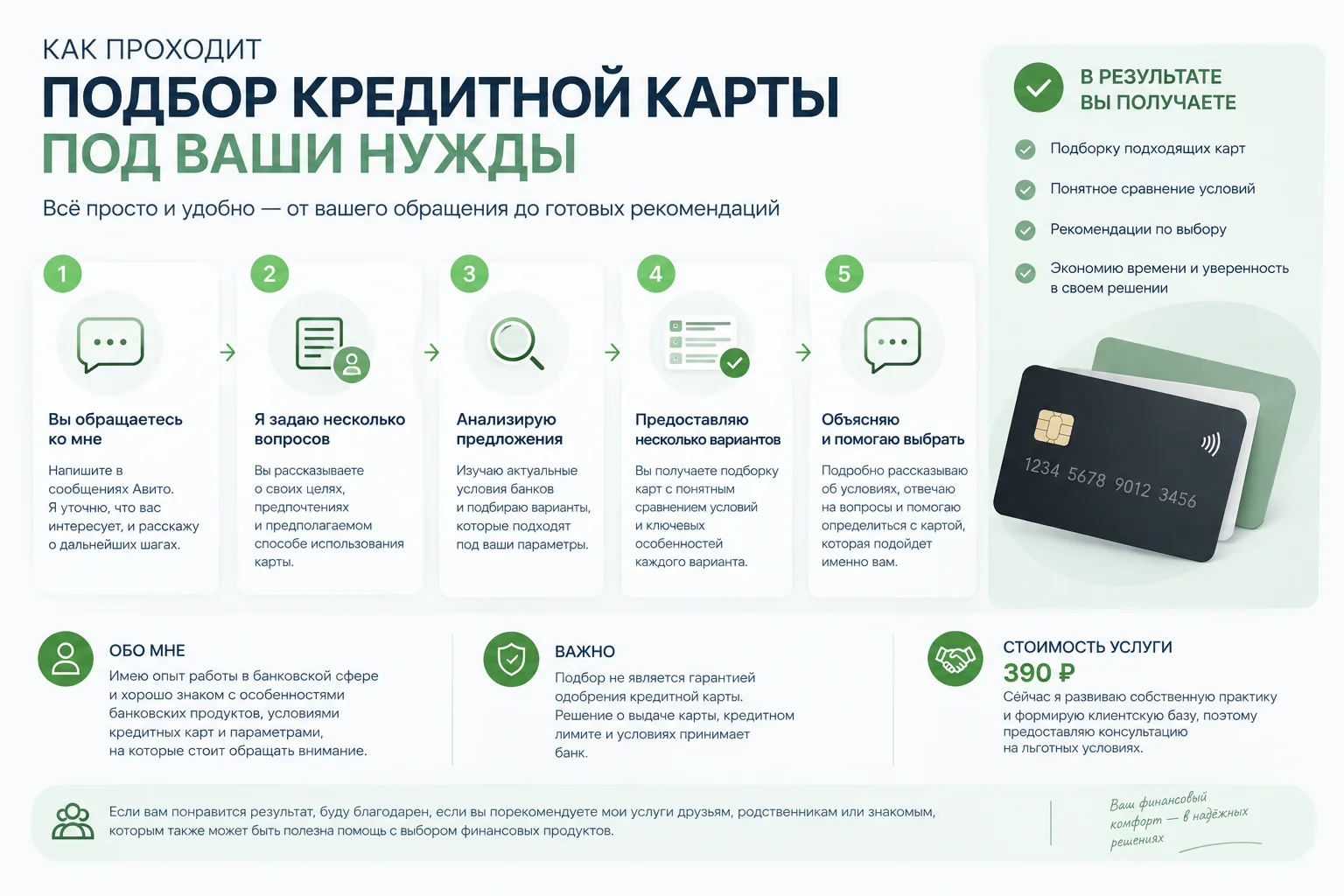 Персональный подбор кредитной карты под ваши нужды - миниатюра 3