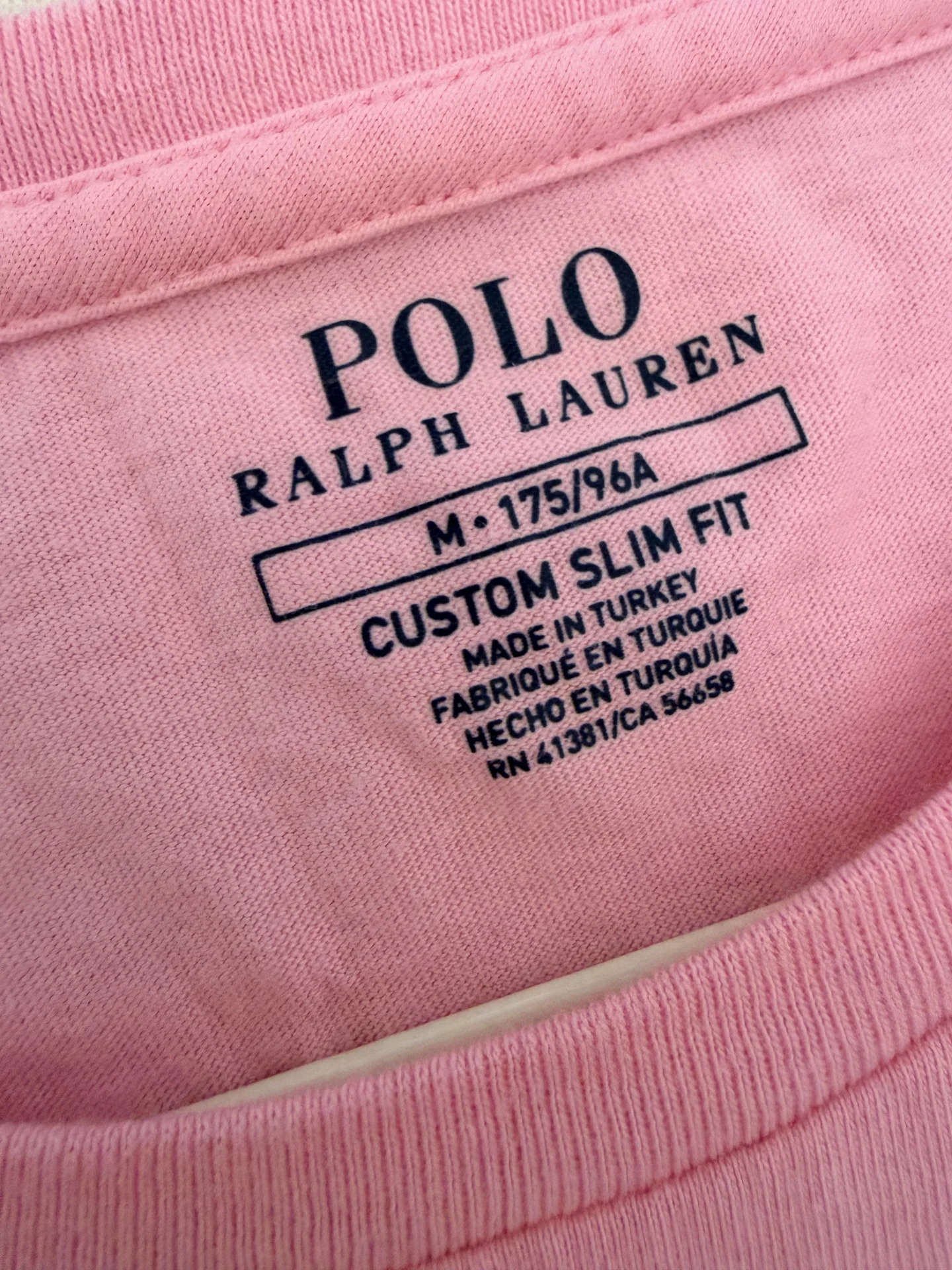 Футболка Polo Ralph Lauren Custom Slim Fit - миниатюра 3