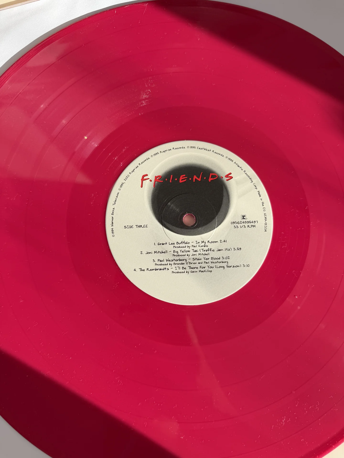 Виниловые пластинки Friends, 2LP (цветная) Друзья - миниатюра 3
