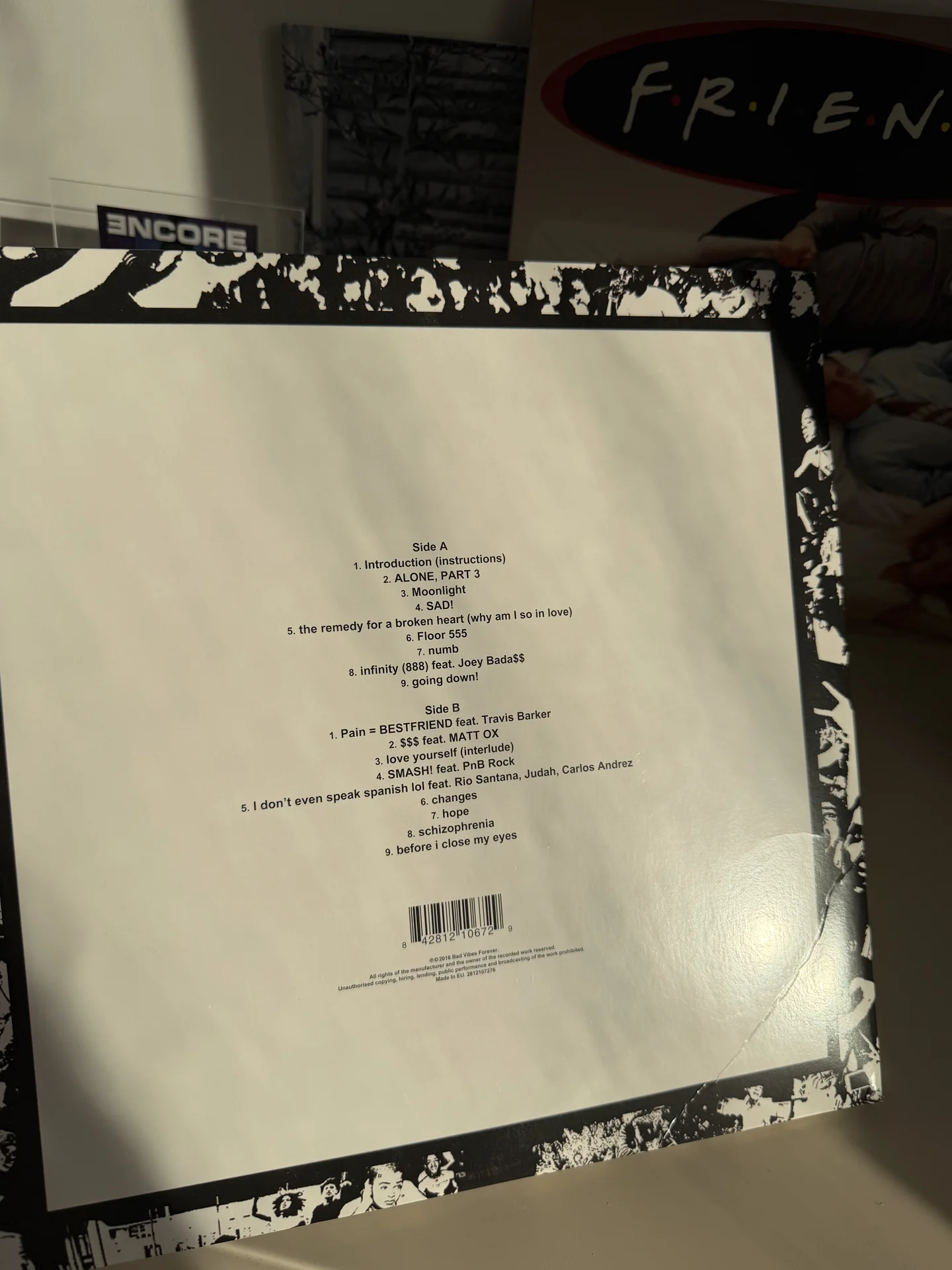 Виниловая пластинка xxxtentacion Bad vibes forever - миниатюра 3