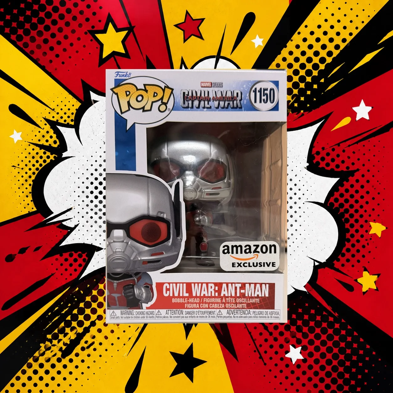 Funko POP Civil War Ant-Man #1150 оригинал