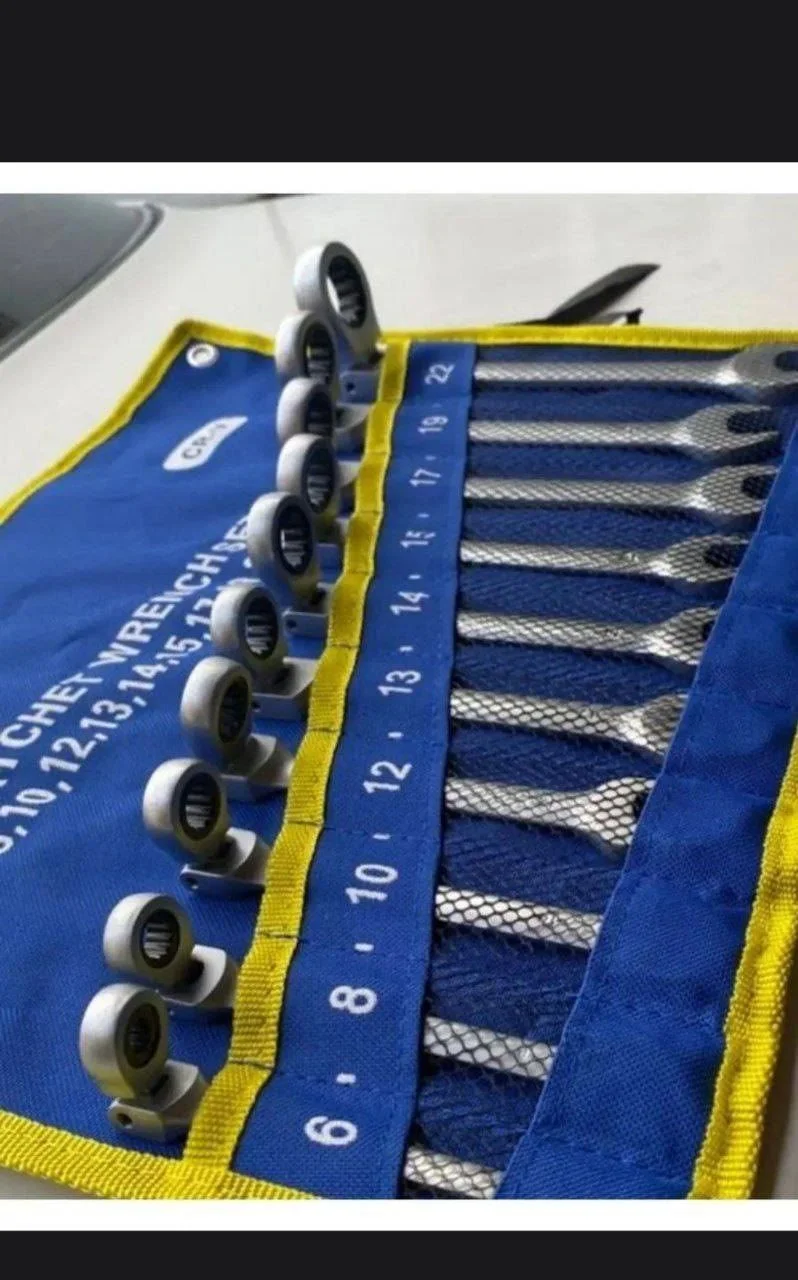 Набор трещоточных ключей 6-22 мм - изображение 1