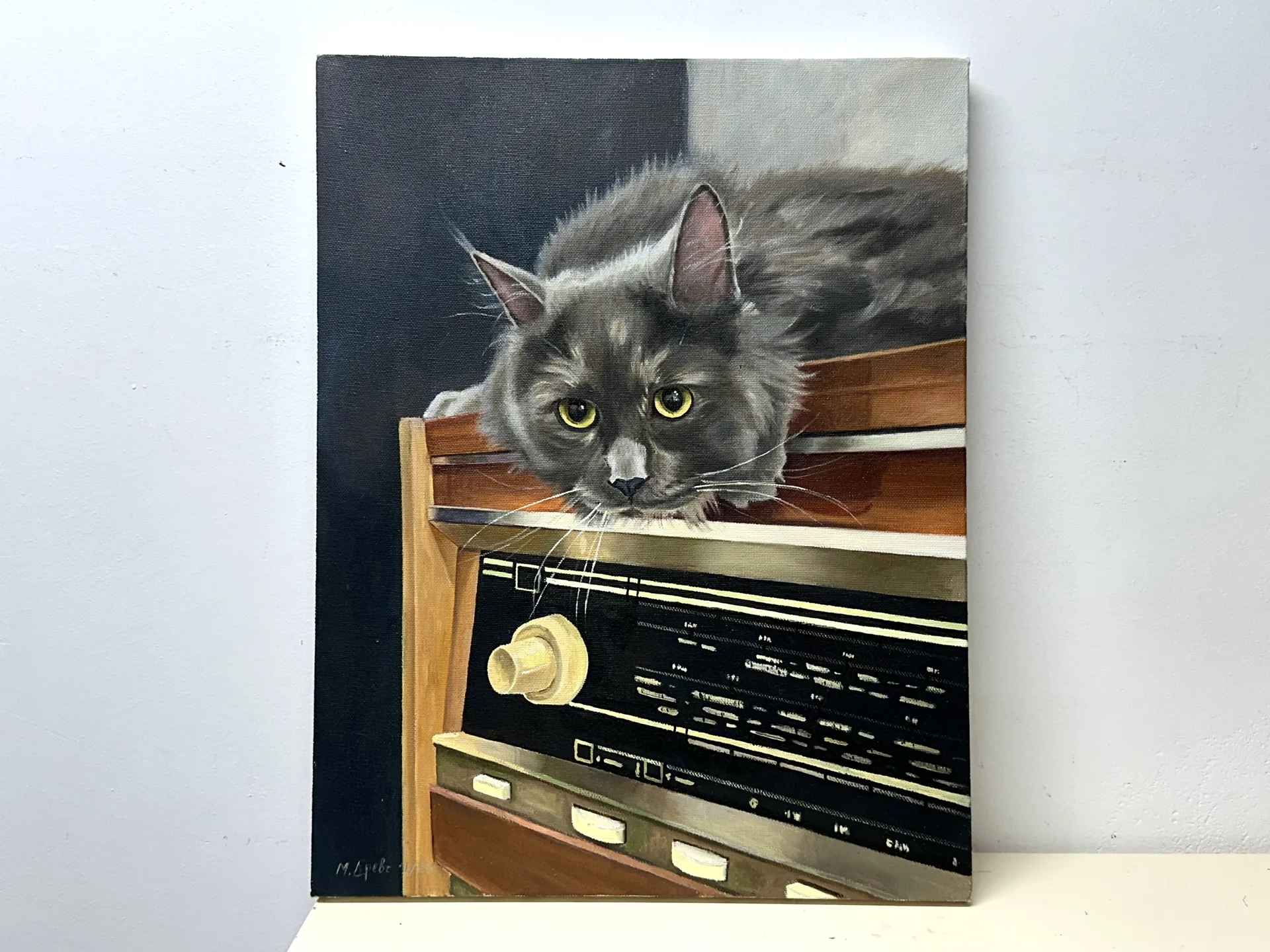 Картина маслом с котом - изображение 1