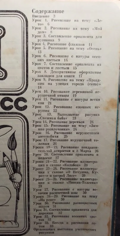 Уроки изобразительного искусства 1-3 класса 1984 - миниатюра 2