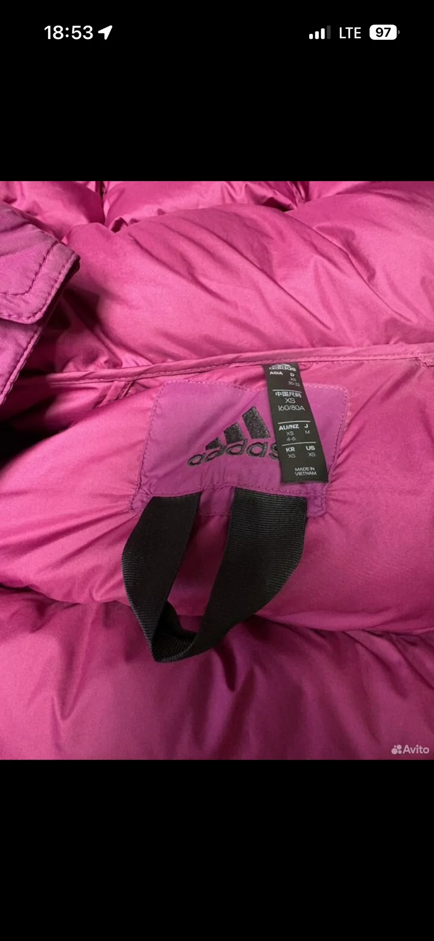 пуховик женский Adidas - миниатюра 6
