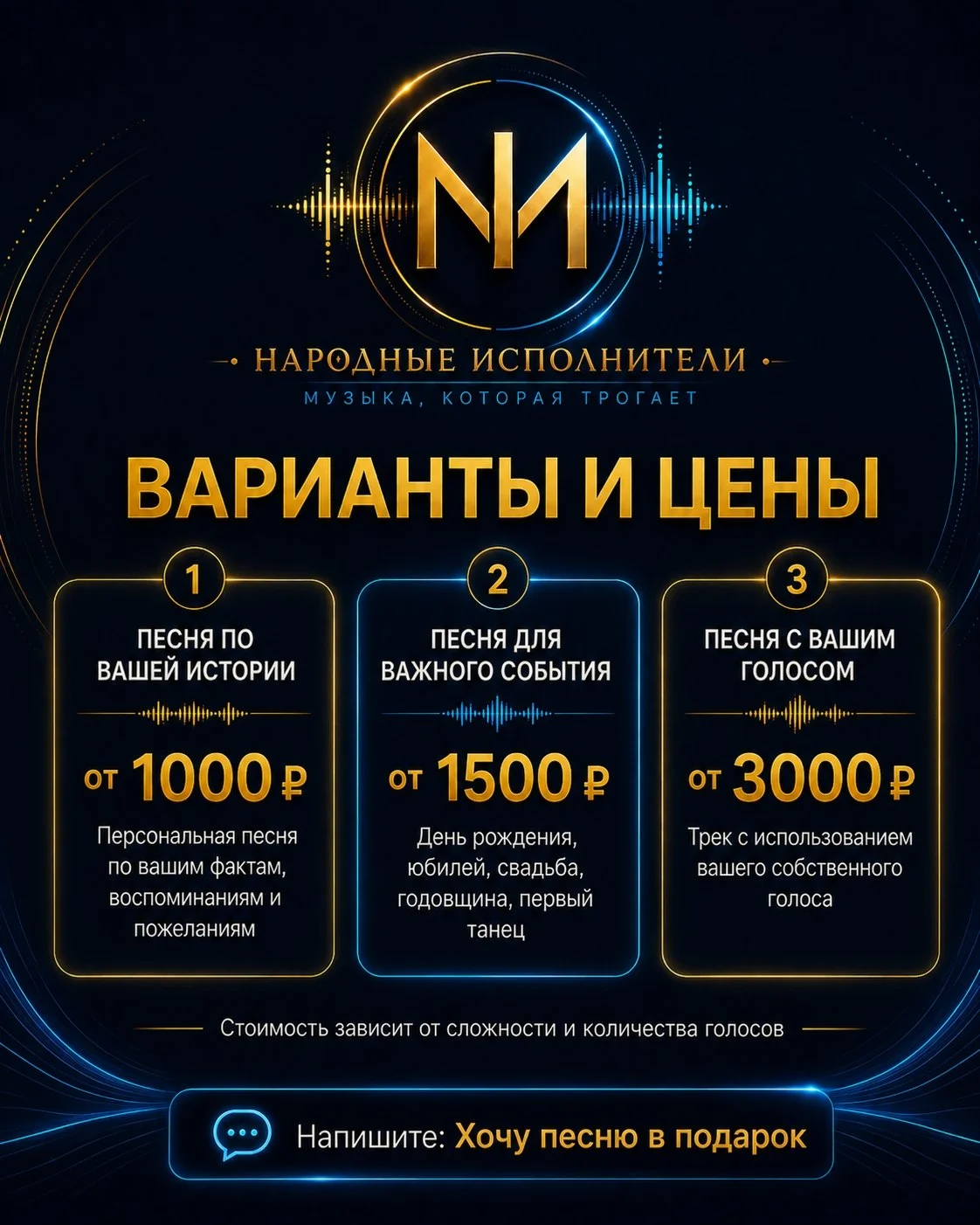 Песня в подарок 🎵 - миниатюра 2