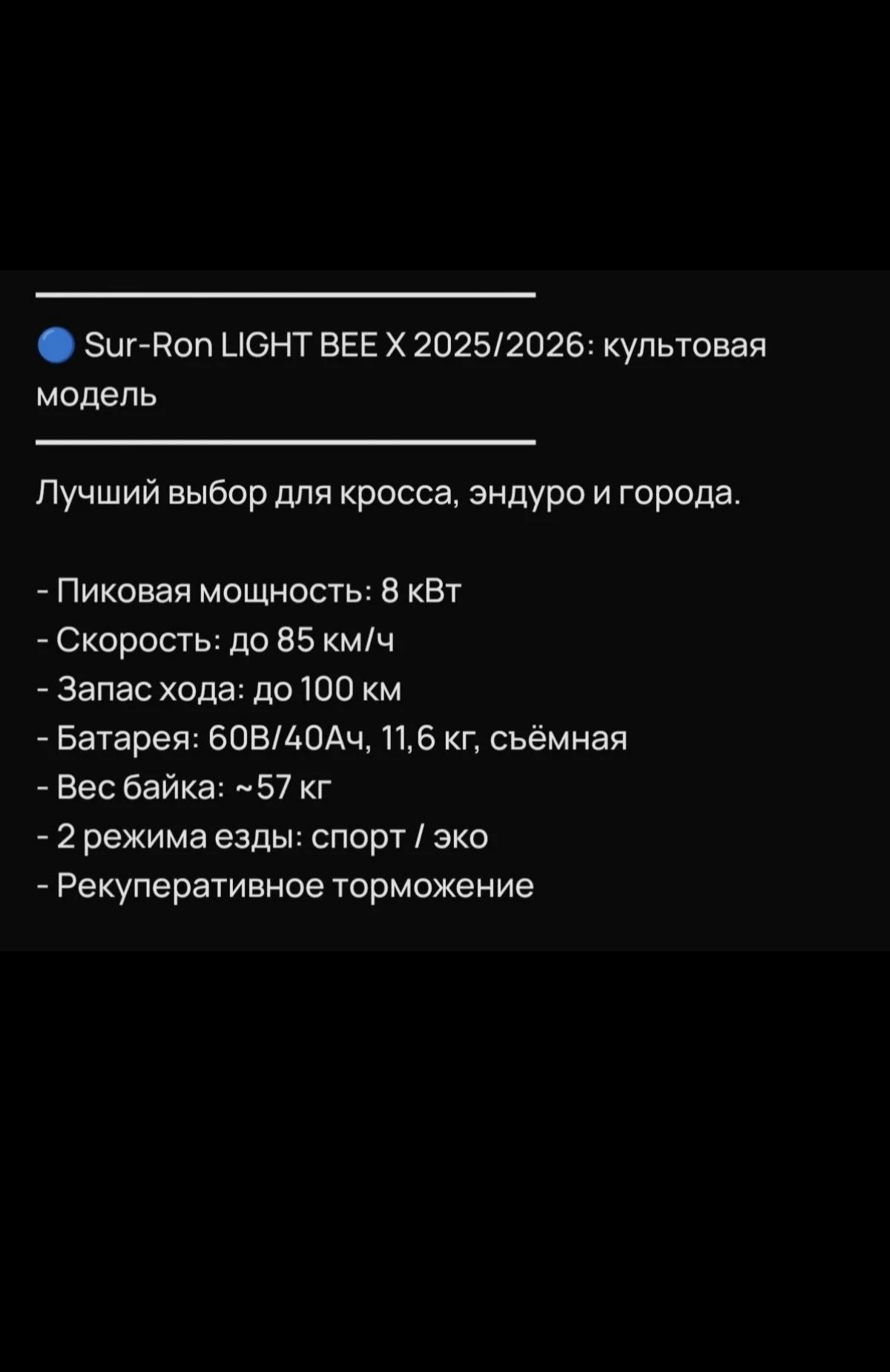 Sur ron light bee x 2025 - миниатюра 4