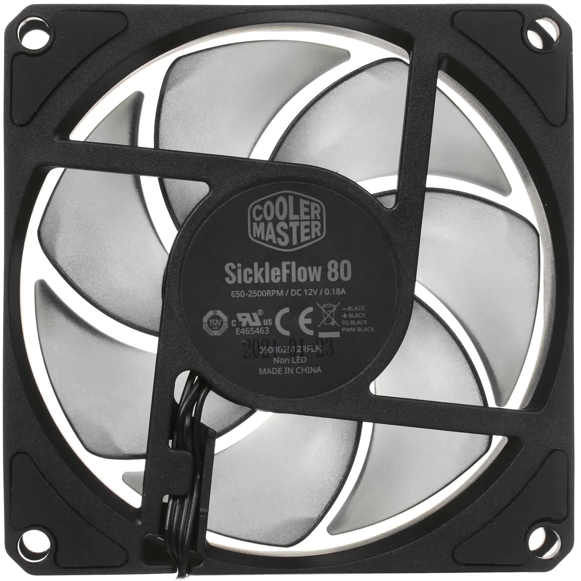 Вентилятор для корпуса Cooler Master SickleFlow 80 - миниатюра 7