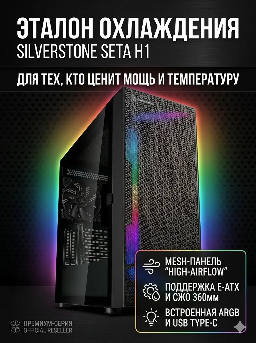 Корпус компьютерный SilverStone Seta H1 - изображение 1