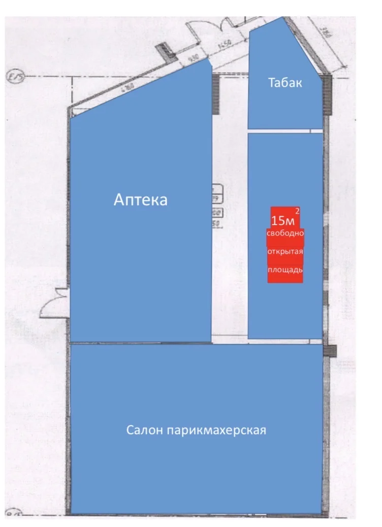 сдам торговую площадь до 60м2 - изображение 1