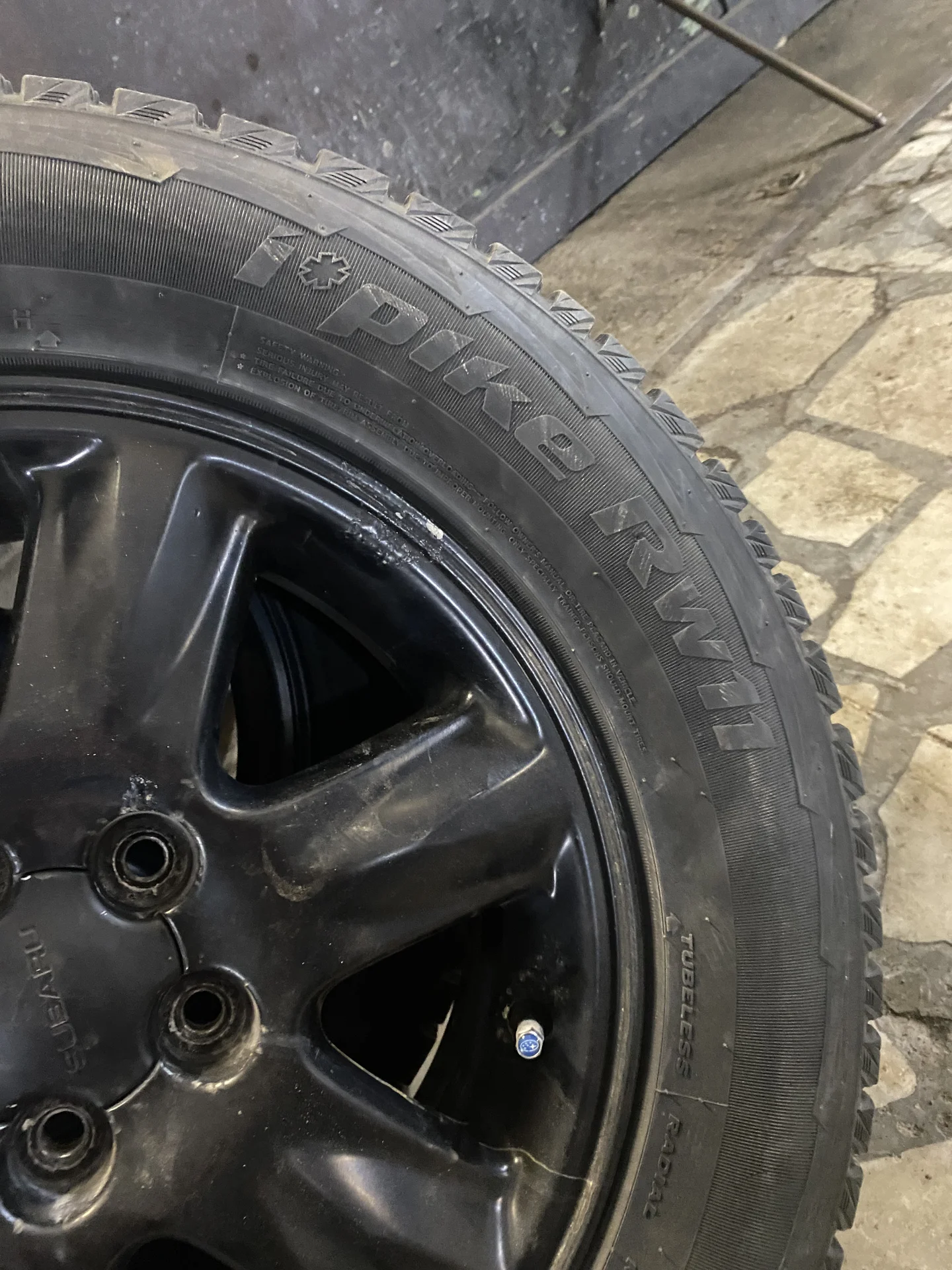 Колеса зимние subaru forester sg 5 - миниатюра 3