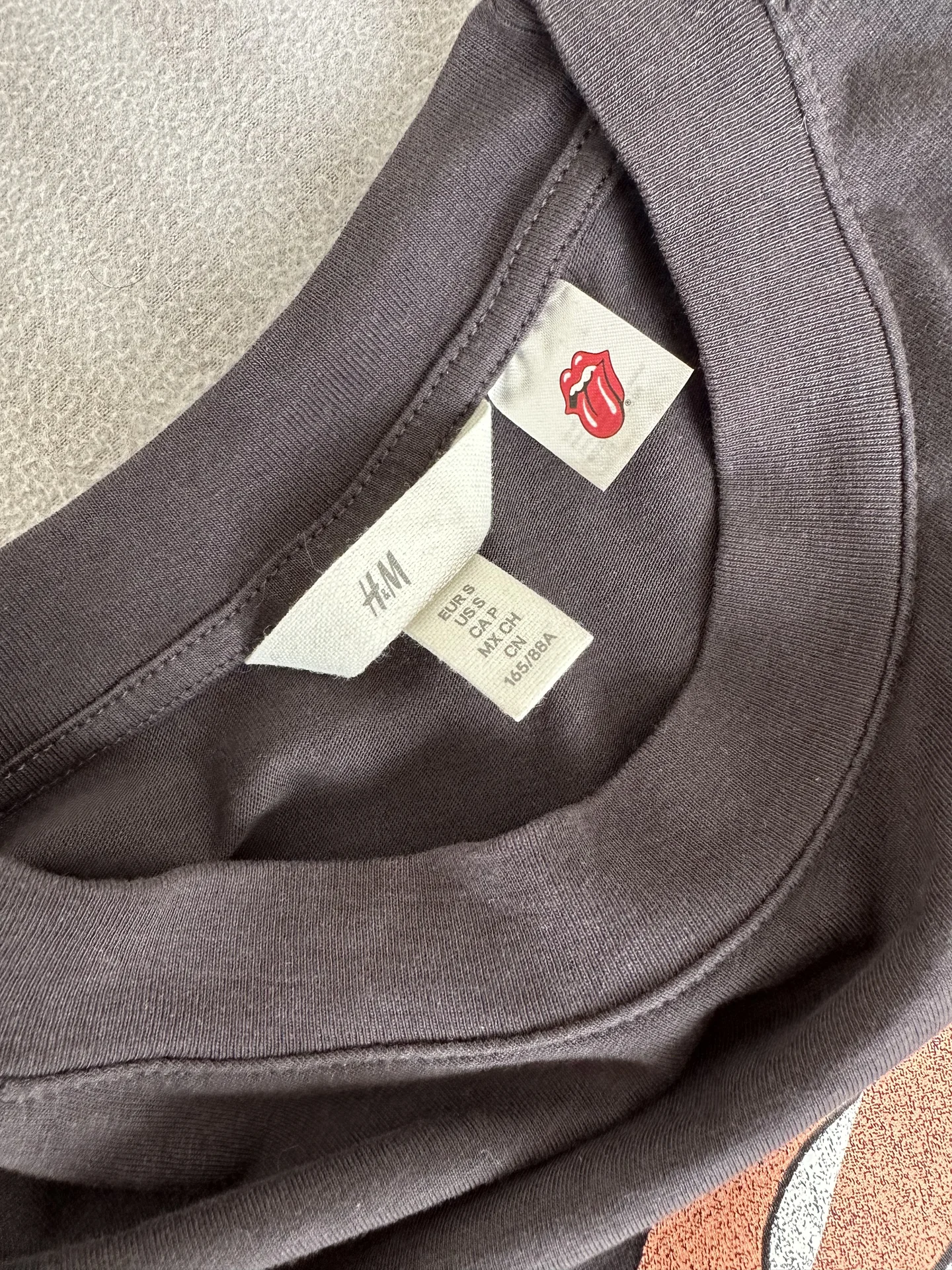 Футболка H&M Rolling Stones мерч - миниатюра 3