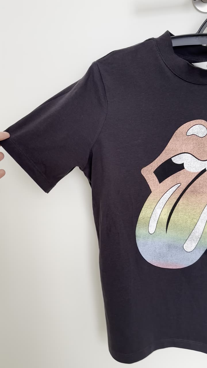 Футболка H&M Rolling Stones мерч - видео 4