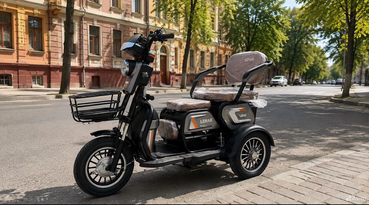 Трицикл электрический 48V/25A 1000W - изображение 1