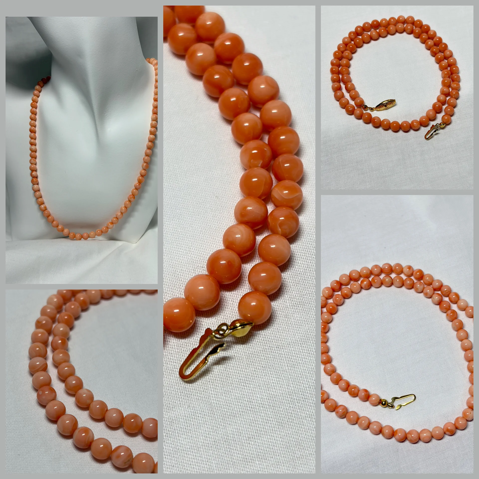 коралловые украшения винтаж - изображение 1