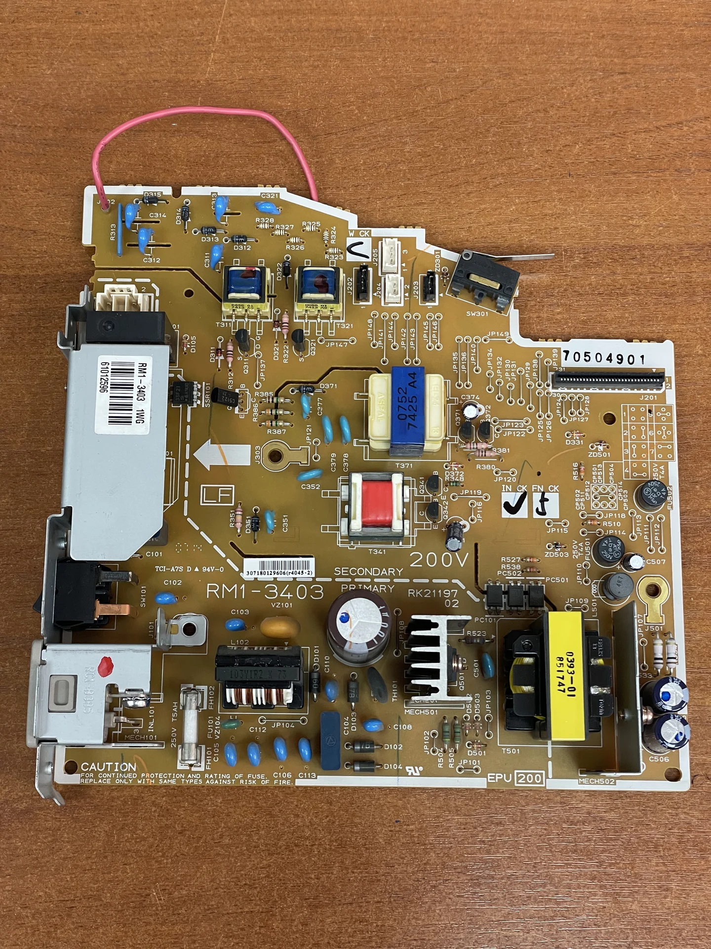 Плата питания RM1-3403 для HP 3055 - изображение 1