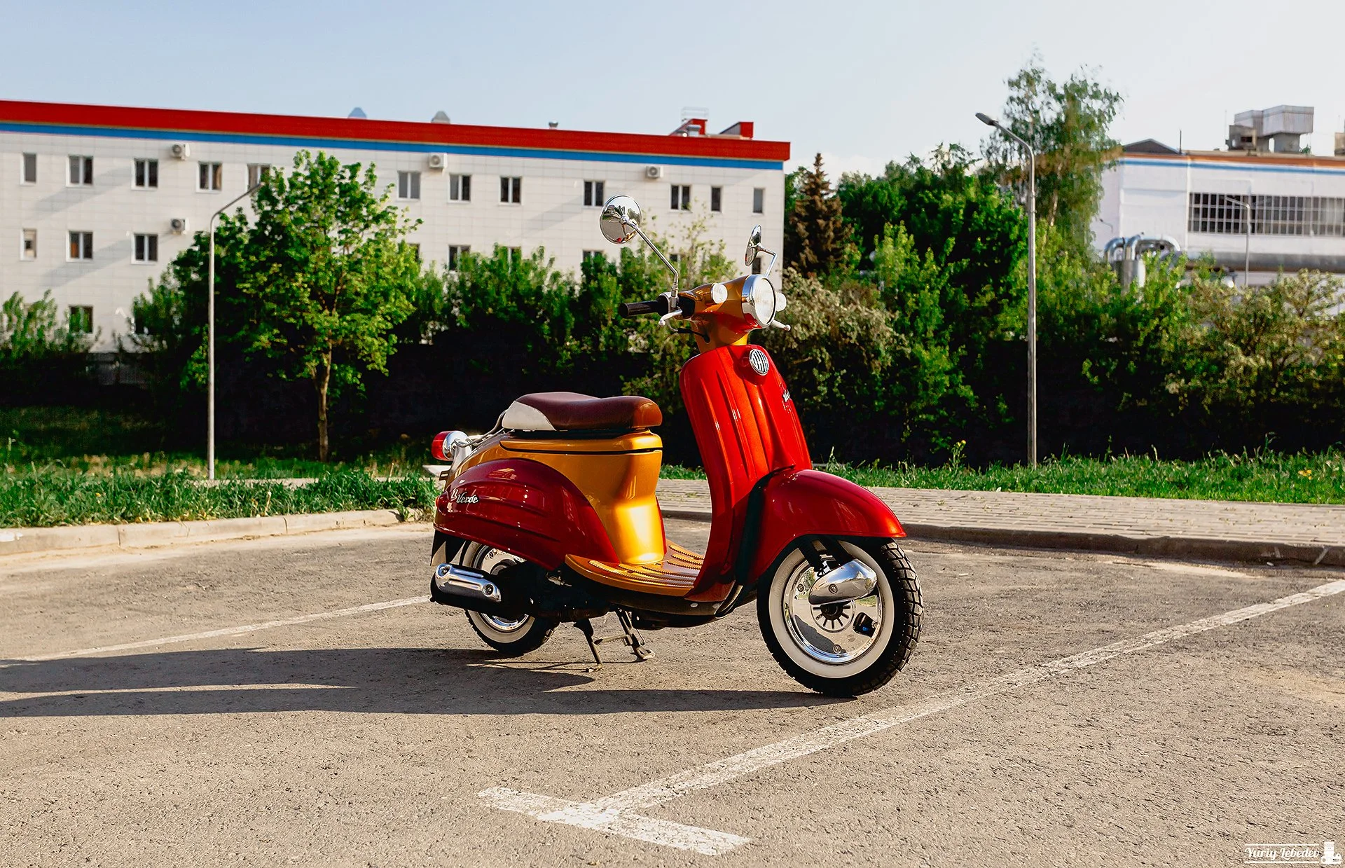 Аренда ретро скутера мопеда Suzuki Verde - изображение 1